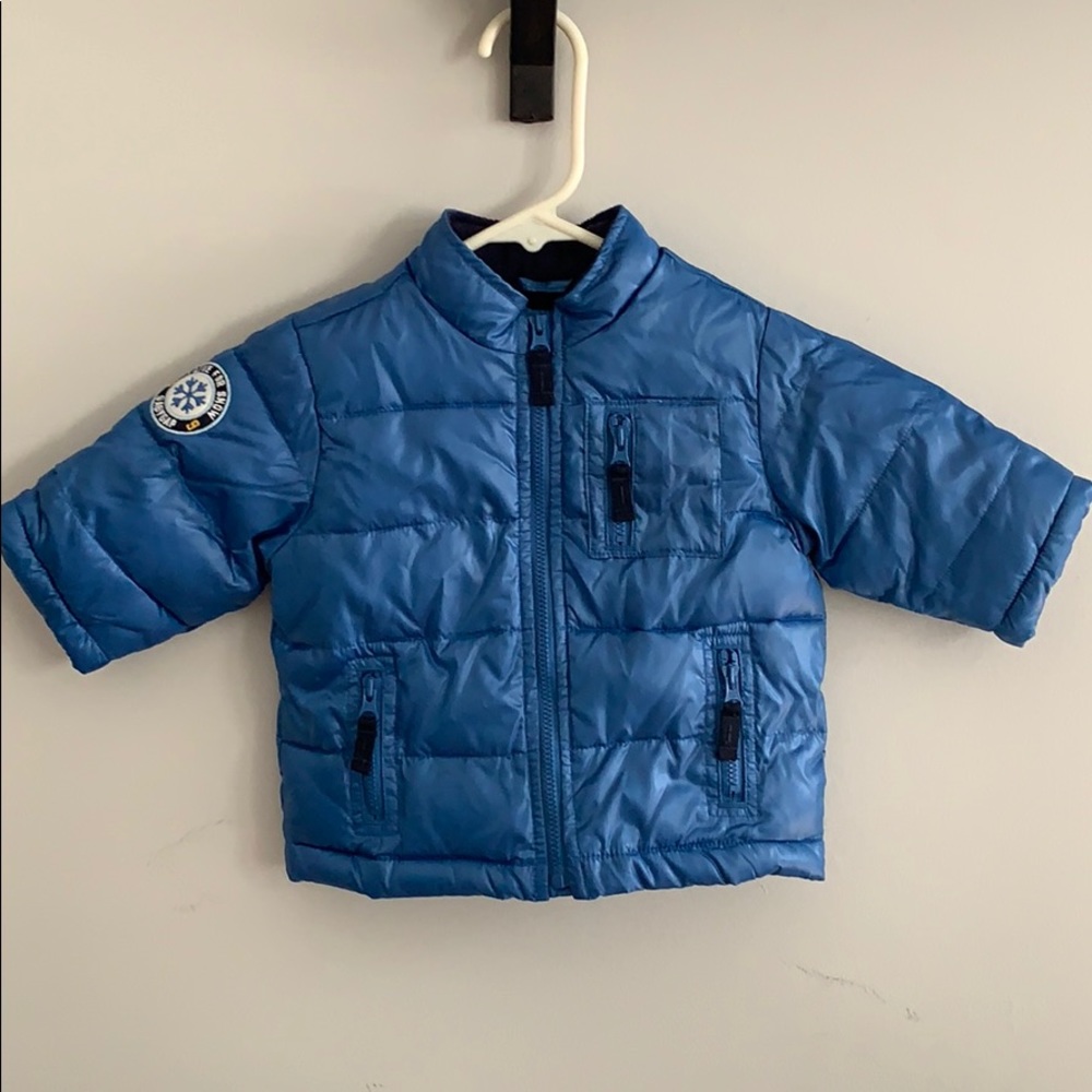 Navy Blue Baby Gap Puffer Coat Jacket